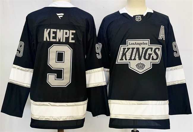 Men's Los Angeles Kings #9 Adrian Kempe Black 2024-25 Home With A Patch Stitched Hockey Jersey,We sell and wholesale Men's Los Angeles Kings #9 Adrian Kempe Black 2024-25 Home With A Patch Stitched Hockey Jersey on line form chian!